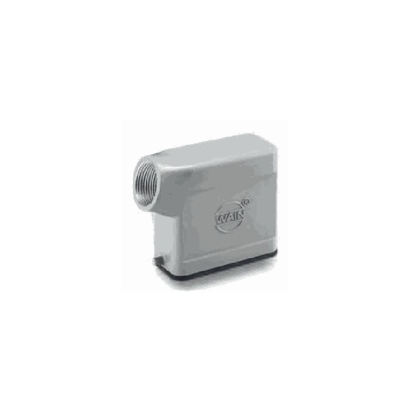 Capot 10A, Aluminium moulé sous pression, Alliage de zinc moulé, IP65, Sortie horizontale, M20